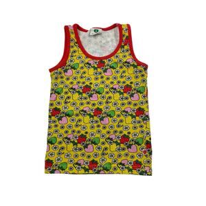 Smafolk Yellow Strawberry Tank Top